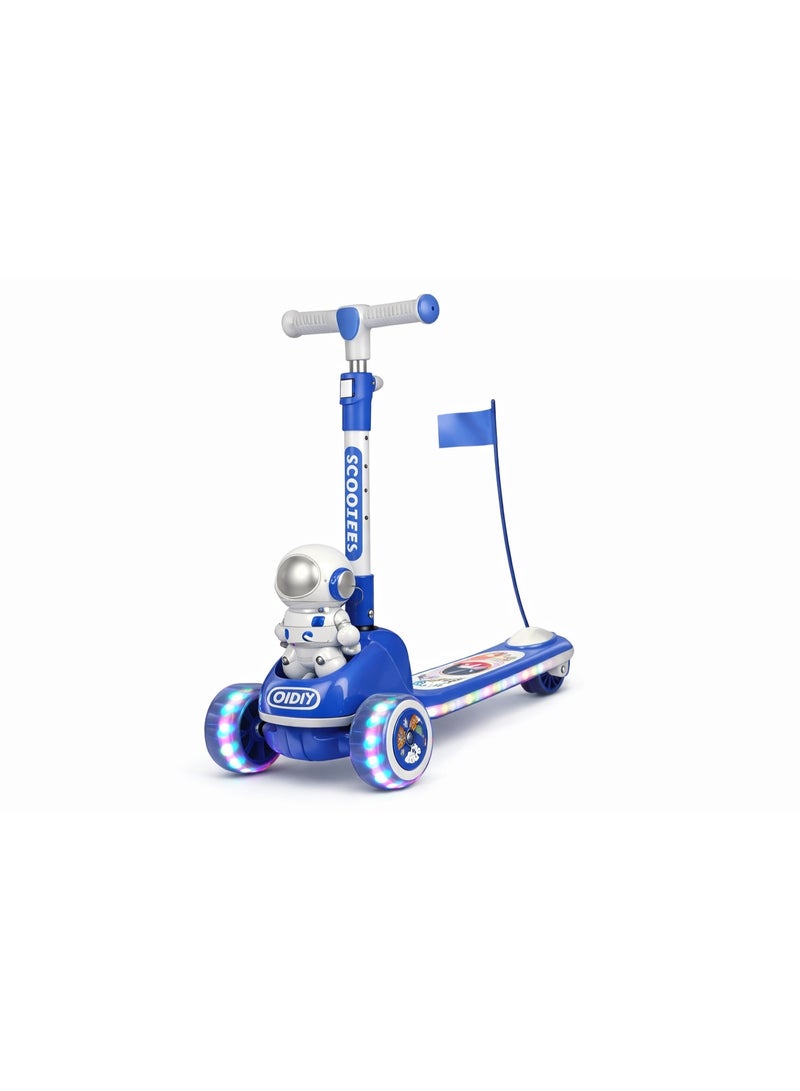 Kids Adjustable Scooter with LED Wheels, Height Adjustable 65–85 cm, 3-Wheel Stable Design, for Children Ages 2–8 Years - Image 1